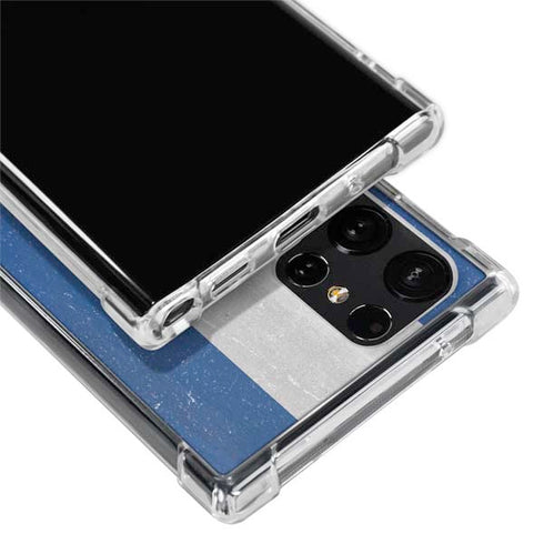Honduras Flag Distressed Galaxy S22 Ultra Clear Case